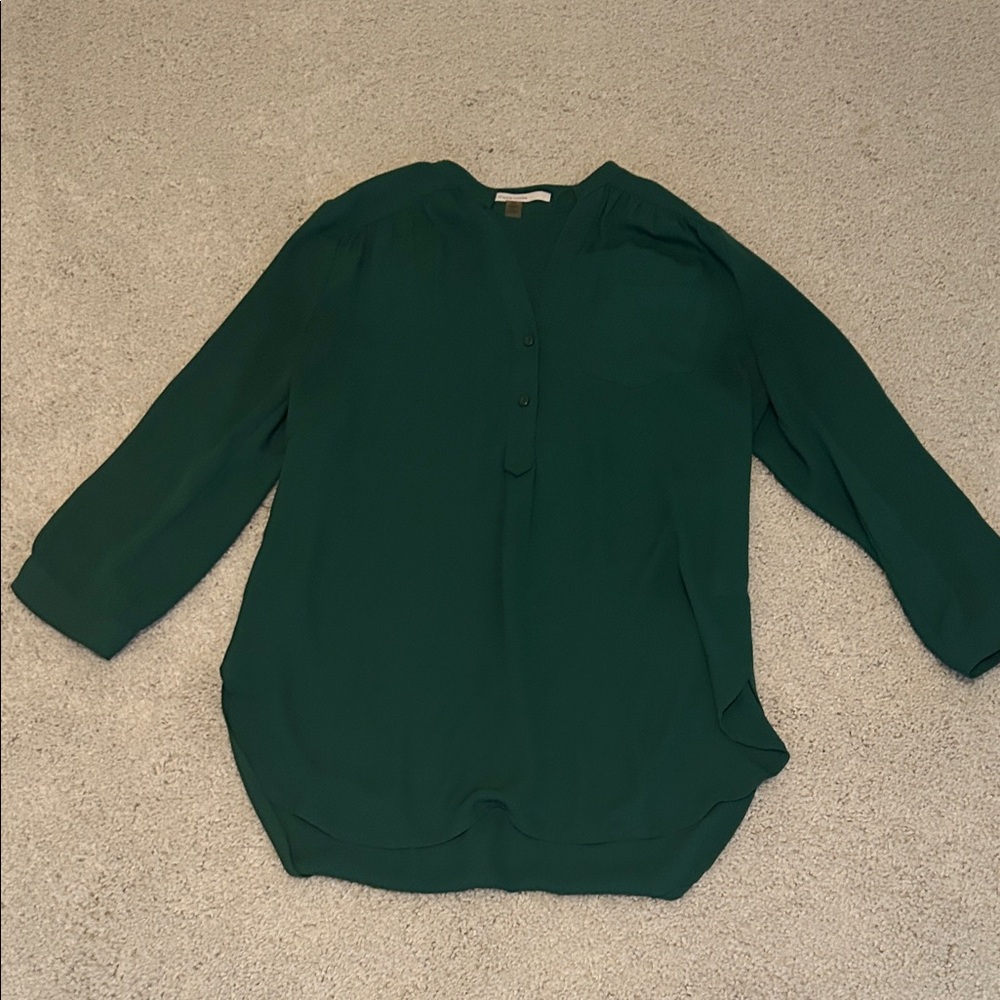 41 Hawthorn Forest Green Blouse